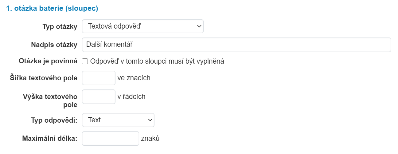Typ otázky